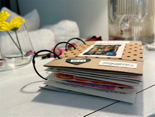 Personalized Vintage Scrapbook: Interactive Keepsake Gift - Etsy