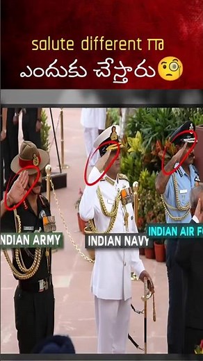 Why Army, Navy & Air Force Salute Differently? 🙏 | Real Meaning Explained!” MHLfacts