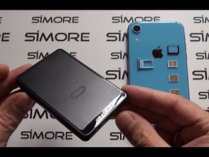 iPhone XR Dual-SIM or Triple-SIM active adapter converter Bluetooth and Wifi - SIMore E-Clips Gold
