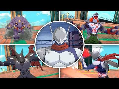 Justimon & Digivolutions – Unique Skills Showcase | Digimon Story Time Stranger