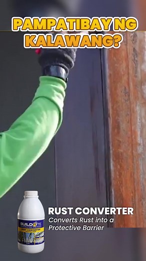 A rust converter is a synthetic polymeric formula that converts existing rusts into a black, moisture-free, protective coating for metal surfaces. When applied to a rusted metal, it chemically converts rust into iron phosphate, which promotes better adhesion of coating. #diy #fyp #painting #karpintero #mason #contractor #engineer #architect #house #homedecor #interiordesign #diyproject #renovation #rustconverter #rustremoval #metalwork #viral #ibeam #construction #structuralengineering