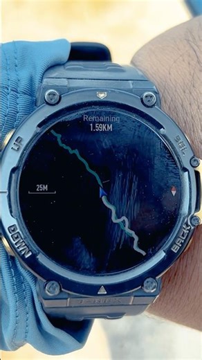 Backtracking on T-Rex 2 Works #amazfit #backtostart #features