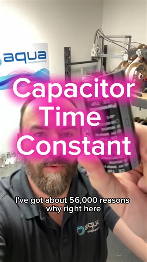 Let’s learn one of the most useful skills in electronics design - calculating the time constant for a capacitor and series resistor #electronics #engineering #capacitor #learn #stem
