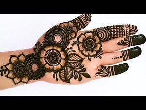 Easy Stylish Front hand Mehndi design | Simple Mehandi design | Mehandi | Mehndi designs | Mehendi