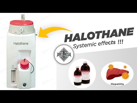 Halothane | Inhalational Anaesthetic agent