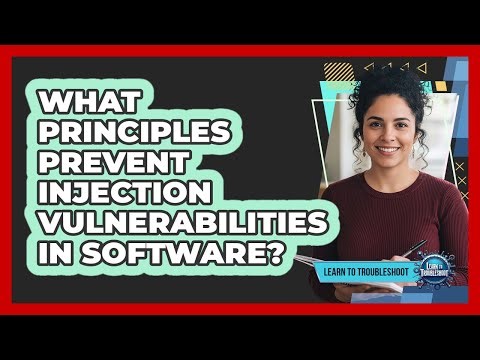 What Principles Prevent Injection Vulnerabilities in Software?