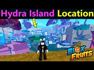 Where is Hydra Island in Blox Fruits | How to find Hydra Island from Castle on the Sea #roblox