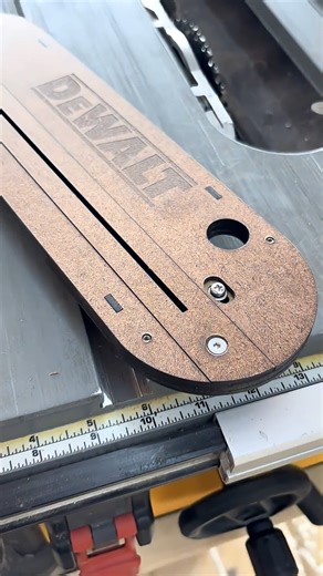 Best zero clearance plate for DeWalt 7485 table saw 2025 #DeWalt #TableSaw #acmer #LaserCut #lasercutting #acmershare #woodworking #workshop #zeroclearance | Ruff Life Inc