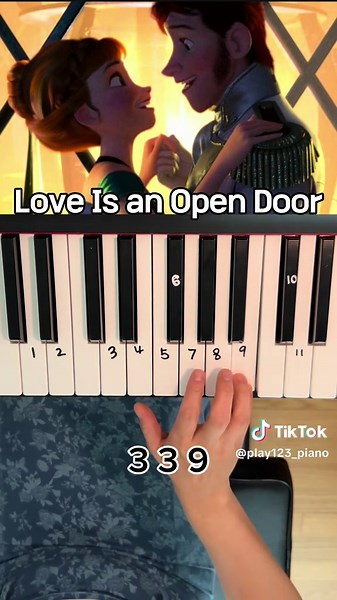 Love Is An Open Door Piano Tutorial for Beginners