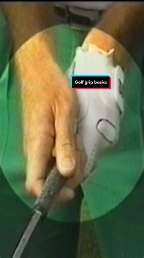 Nick Faldo’s golf grip basics ✅ #golfgrip #nickfaldo #davidleadbetter