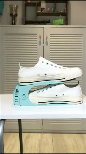 Closet Hack You Need! 🏠👞 Foldable Adjustable Shoe Organizer
