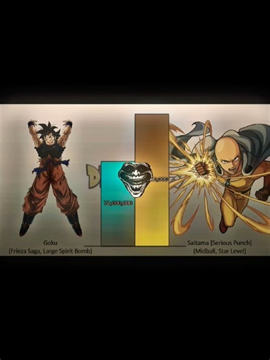 Goku vs Saitama Power Level Comparison (Baby to Frieza Saga vs One Punch Man)