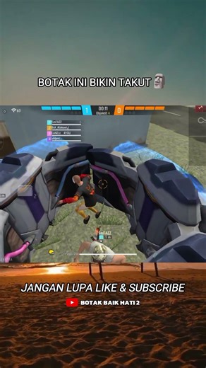 This bald guy is scary #baldff #freefire #freefireindonesia #freefireshorts