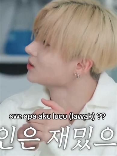 Sangwon nanya apa dy lucu (lawak) malah dijawab leo wajahmu yang lucu (cute) 😭😭😭 mana gak berani natap wajah sangwon pula 😭😭😭 gw yg salting nih sumpah 😭😭😭 #leowon #leeleo #sangwon #ald1 #fypage