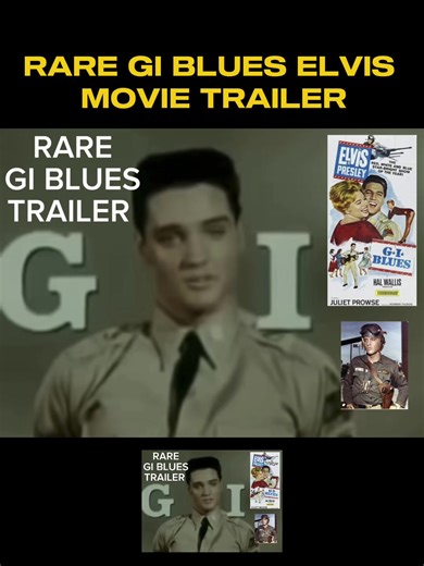 RARE ELVIS PRESLEY GI BLUES MOVIE TRAILER