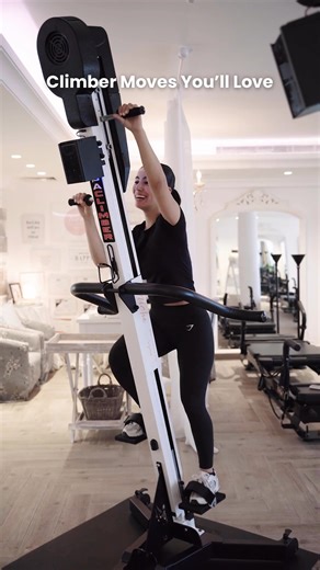 Niche Modern Pilates & Yoga | Amman | Our climb classes hit differently 💪🏼 which move is your favorite? Reach out to us to book your spots💗 #versaclimber #modernpilates #yoga... | Instagram