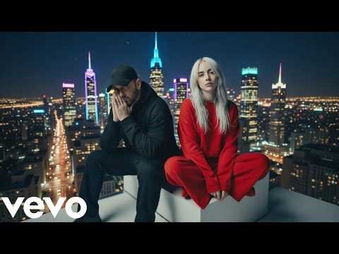 Billie Eilish Ft. Eminem - Miss You Again (Official Lyrics Video)