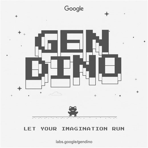 Happy International Dino Day! 🦖 We’re celebrating by bringing back GenDino, the classic Chrome Dino Game remixed with Imagen 2 and… you! Create and play your own version → http://labs.google/gendino | Google