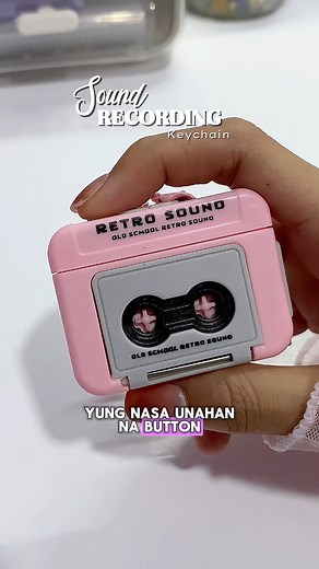 142K views · 2K reactions | RETRO RECORDER KEYCHAIN Link:https://vt.tiktok.com/ZSH3rTmWRqh9b-Yyu9X/ Link:https://s.shopee.ph/20ncjGAS6F | Kittycrafty | Facebook