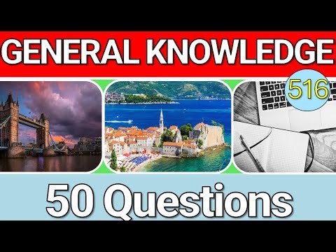 General Knowledge Quiz With 50 Question for Everyone 🧠🏆 #516