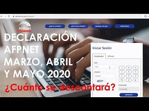 How to declare AFPnet 2020