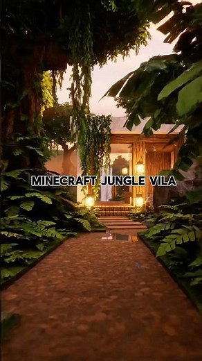 Cinematic Tour: Modern Jungle Villa in Minecraft | 4K Build Showcase #Minecraft #Villa #cinematic