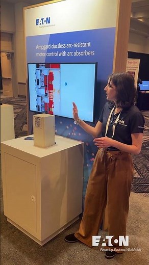 Eaton's Ampguard ductless arc-resistant motor control at the 2026 IEEE ESW