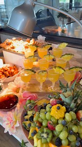 I’m starting to love brunches ❤️ A beautiful brunch set up for My beautiful clients birthday ❤️ If we gon Brunch , WE GON BRUNCH Cheese Eggs 🍳 Grits Breakfast Potatoes 🥔 Pork Sausage/Bacon 🥓 Smoked turkey sausage Shrimp 🍤 Chicken and waffle bites 🧇 French toast 🍞 Fruit tray fruits 🍉 🍎 🍇 Pineapples 🍍 Mimosas Regular mimosas 🍷 Inbox me ❤️ lets get you set up for a consultation 🤞🏽🫶🏽 | Tyeshia Marie