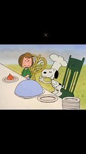 Dinner is served! Thanks, Snoopy! 🍽️ Clip from “A Charlie Brown Thanksgiving” (Original release: November 20, 1973). In this heartwarming animated Peanuts special, Peppermint Patty invites everyone to Charlie Brown’s house for Thanksgiving, and the gang enjoys an unconventional feast with the help of Snoopy, Woodstock, and Linus. 🎥 Throughout the month of November, catch this Peanuts special playing daily in the Museum Theater! Head over the Charles Shultz page #thanksgiving #family #lovelife 