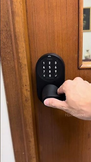 Aqara U300 door lock #smarthomesg #smartlock #bedroomdoor #applehomekeys #interiordesign