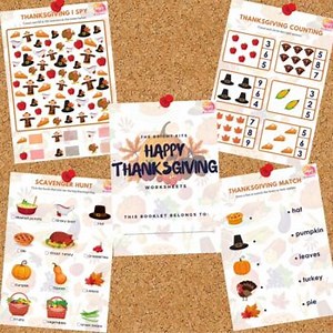 Thanksgiving Printable Worksheets