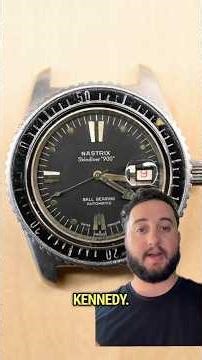 A watch brand with history you never heard of! 🤔 #vintagewatches #jfk