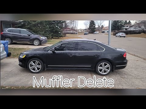 How to Delete your Muffler on 2014 Vw Passat TDI!