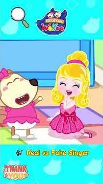 Don't Cheat to Win, Lucy! 🎤 | Honesty for Kids #shorts #honesty #wolfoo