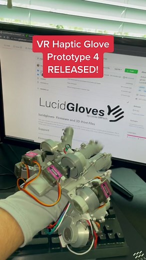 Introducing VR Haptic Glove Prototype 4