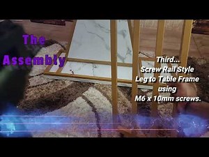 Tribesigns 41 Inch Console Table Assembly