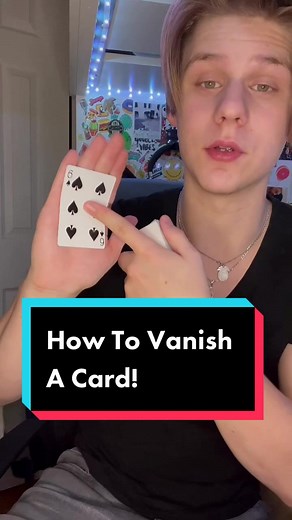 How to Vanish a Playing Card Tutorial