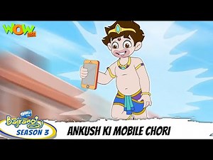 Selfie with Bajrangi | Ankush Ki Mobile Chori | Season 03 Episode 27 | 3D animation for kids