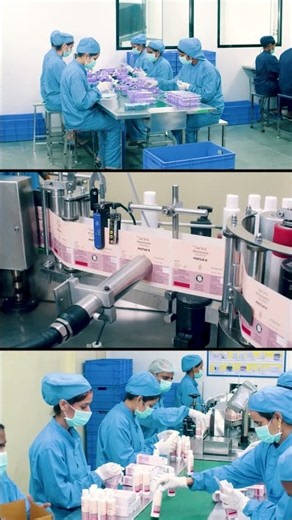 How medicines are made inside the cleanroom 💊 #pharmaceuticals #manufacturing