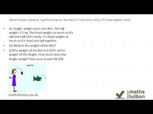 Word Problem, Equation, Significant Figures, Numbers, ; iGCSE, 9th Grade Algebra, GED math