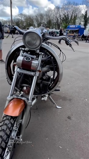 This Starfire 2200cc Massive Radial Engine Motorcycle Really Insane #custombike #aircraftenginebike