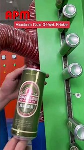 Aluminium Can Offset Printing Machine #apm #offsetprintingmachine #aluminumcans #offsetprint