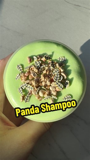 Panda Shampoo. Scented bamboo, mint, rosemary, coconut and a hint of vanilla. It smells like an expensive shampoo or perfume - something along those lines. Definitely not the typical type of scent that I usually do. This is what used to be one of my best selling textures that I called melted ice cream (anyone remember them?) but I guess by today’s terminology based on ingredients and the amounts used, it would probably be a thick Snow Slay. It’s a thick slime with a little clay and a little inst