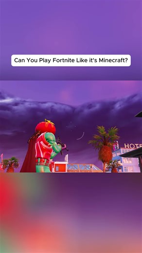 Can You Play Fortnite Like it's Minecraft? Part 3 #fortnite #tomatofortnite