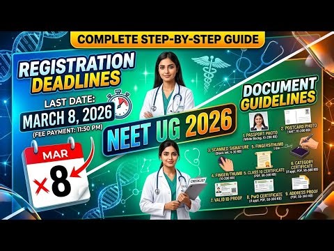 NEET UG 2026 Registration: Deadlines, Required Documents & NTA Guidelines Explained! 🚨