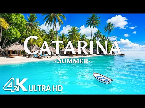 Santa Catarina 4K - Pristine Coastlines, Turquoise Waters & Dramatic Coastal Cliffs | Relaxing Music