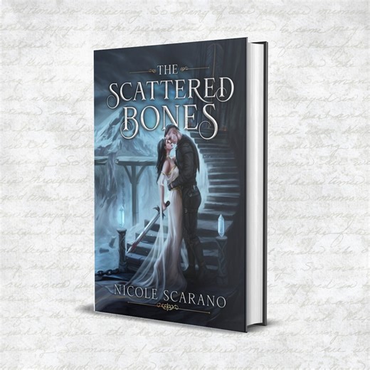 The Scattered Bones Signed Paperback/hardcover & Custom Character Art Bookmark and Art/map Print - A Dark Fantasy With a Forbidden Romance - Etsy