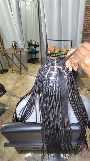 how to part that braids