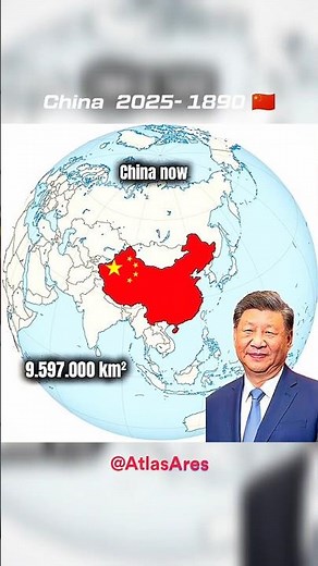 China Region Then And Now 🇨🇳🔥 #shorts #map #history #china #asia