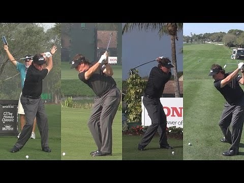 PHIL MICKELSON - 2014 HONDA CLASSIC PRO AM GOLF SWING FOOTAGE - REG & SLOW MOTION 1080p HD